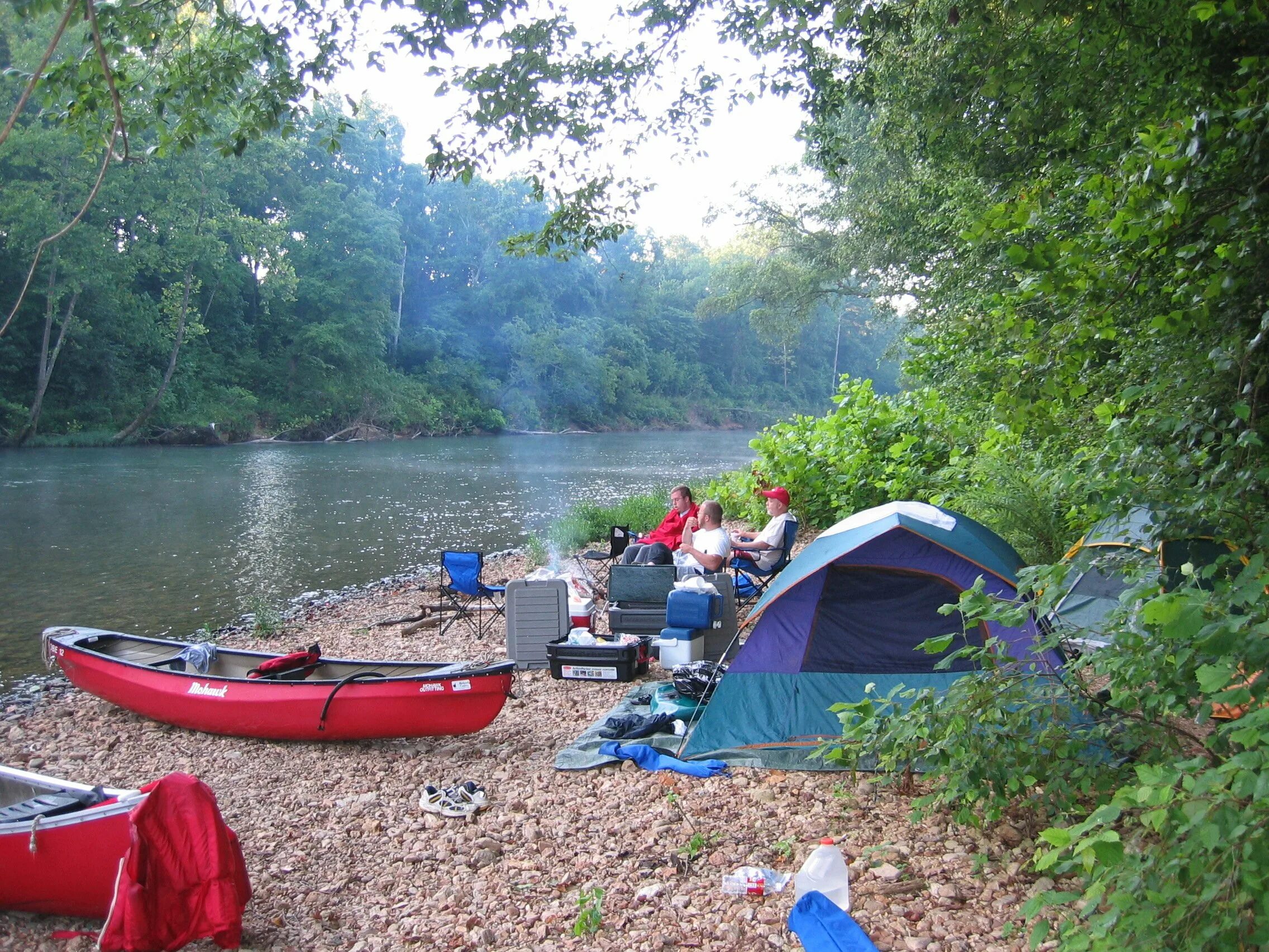 Camping river