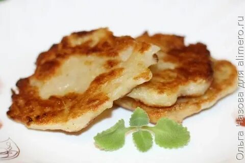 Оладьи с капустой манкой