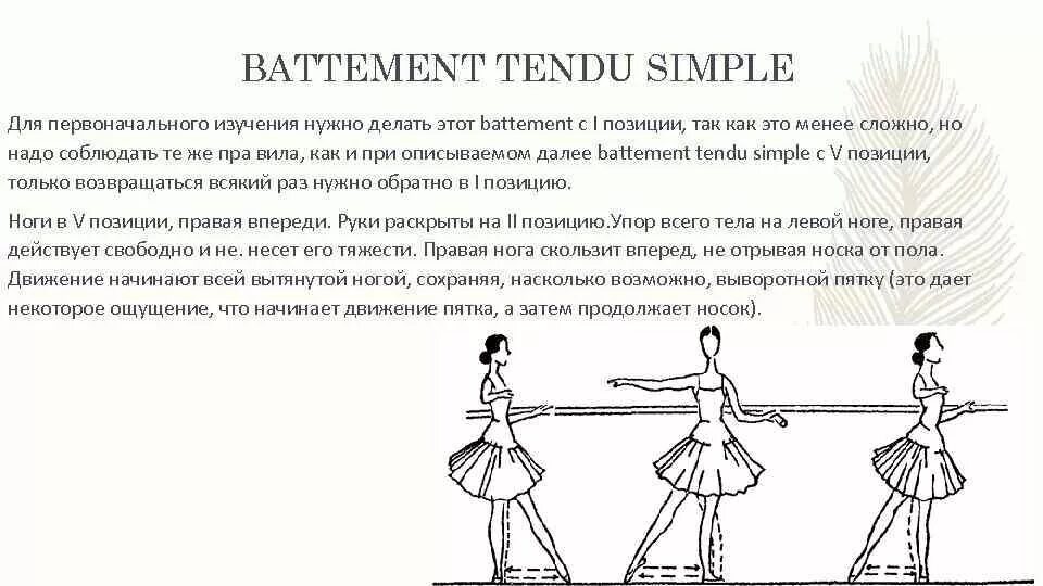 Ооо первая позиция. Battement tendu в классическом танце. Батман Анлер в классическом танце. Гранд Батман в классическом танце. Батман тандю в классическом танце.