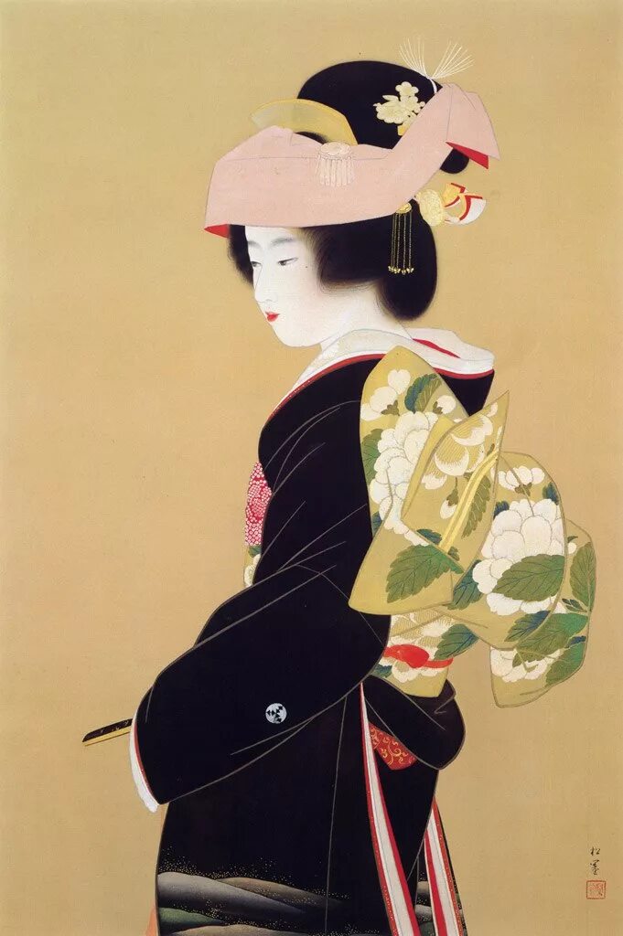 Уэмура сёэн художники Японии. Периоды тайсё и сёва. Уэмура Кэйдзи. Японская живопись периода тайсё.