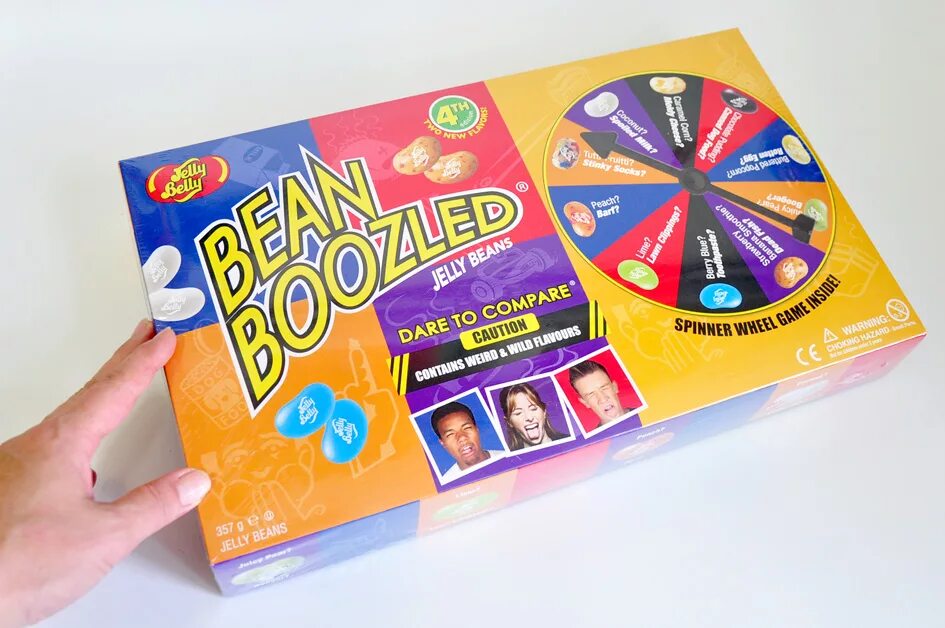 Bean boozled вкусы. Бинбузл с рулеткой. Рулетка Бен Бузл. Вин Бузлд большая коробка.