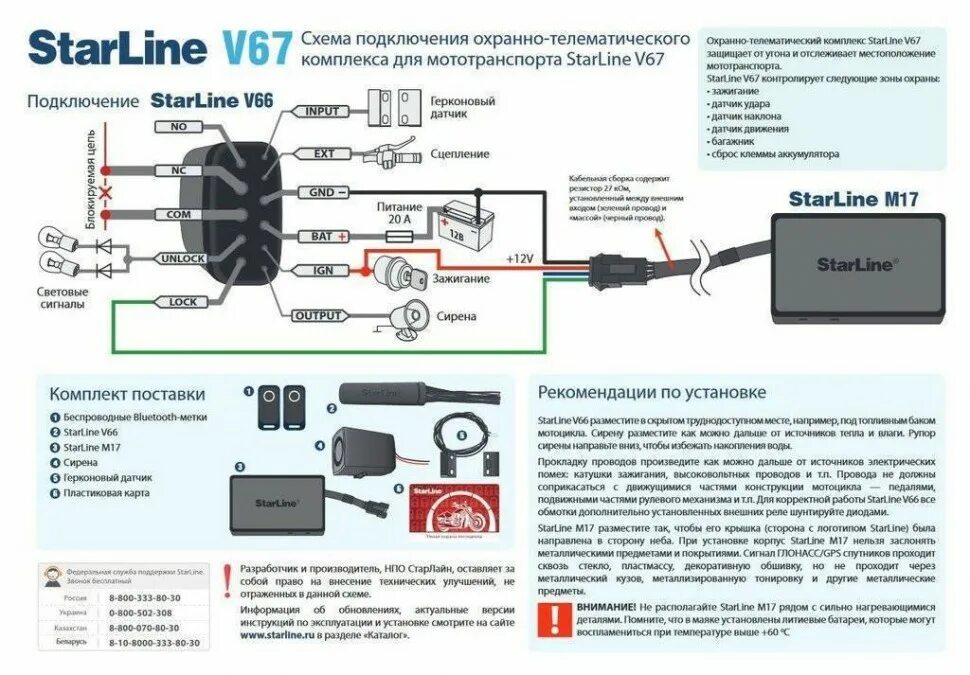 Подключить сигнализацию старлайн а91