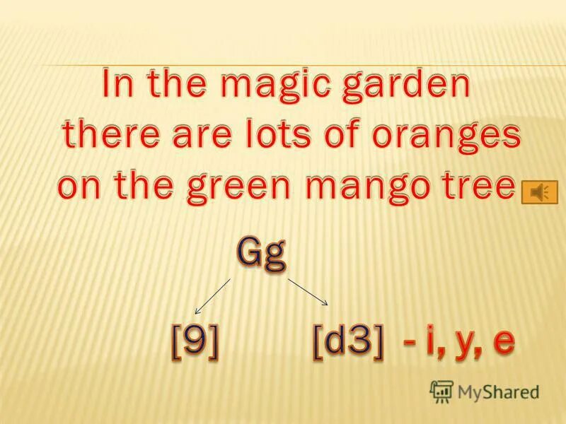 Lots of adding. In the Magic Garden there are lots of Oranges on the Green Mango Tree. Фонетическая разминка there is there are. There are lots of. Скороговорка there is there are.