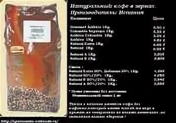 Калорийность зерна