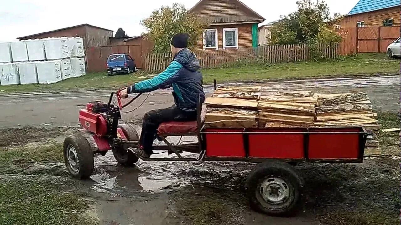 Мотоблок без прав. Мотоблок КАДВИ С прицепом. Самоходная телега агат мотоблок.