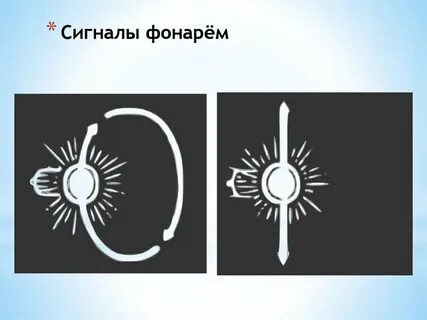 Сигналы фонариком