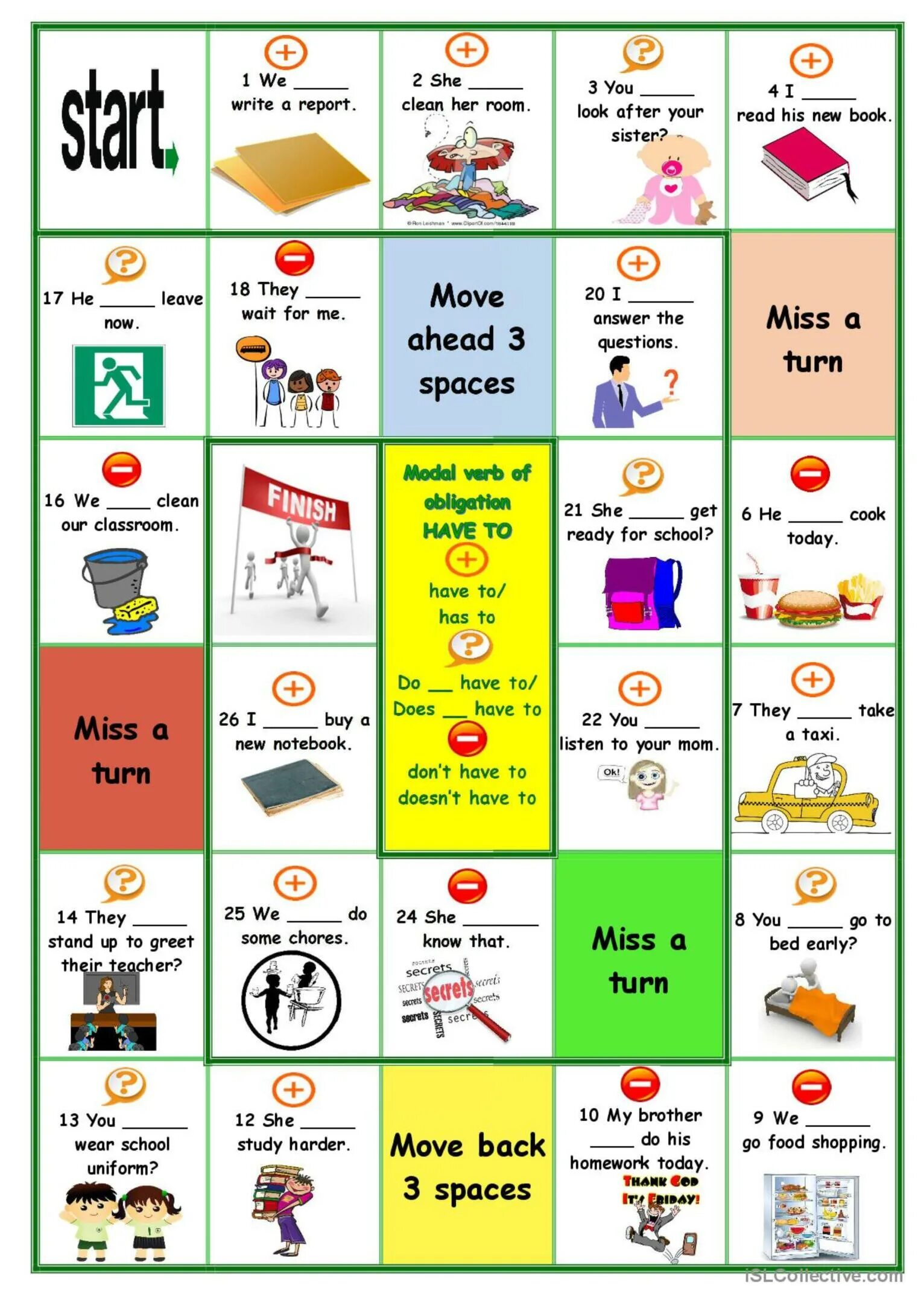 Have to speaking activities. Have to don't have to worksheets. Настольные игры на английском языке. Have to speaking. Must игры для детей.