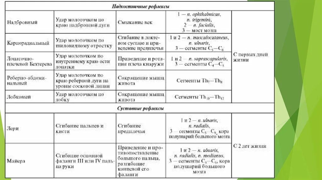 Рефлексы в норме. Рефлексы неврология таблица. Сухожильные рефлексы таблица. Патологические рефлексы таблица. Патологические рефлексы неврология таблица.