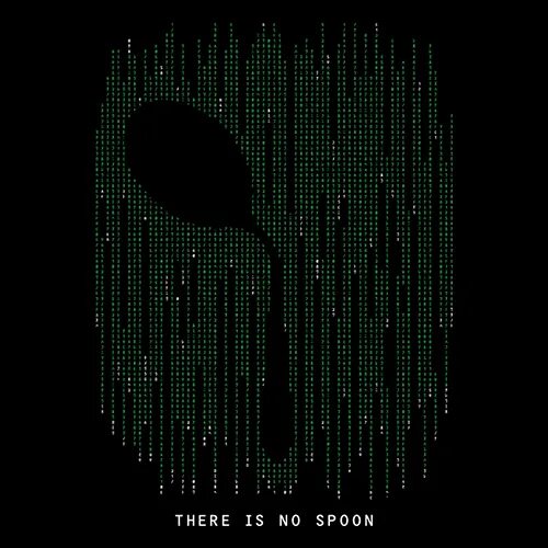 There is no spoon. Matrix there is no spoon. Вилка и ножик логотип. Matrix spoon. There is no spoon.