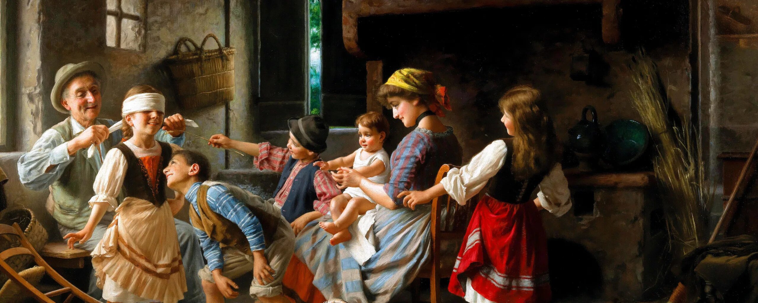 Судьба любви играть ей в жмурки. Итальянский художник giovanni battista torriglia картины. картина счастливая семья джованни баттиста. итальянские дети картина история. дети играют в жмурки картина художника.