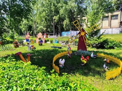 Территория детских садов фото