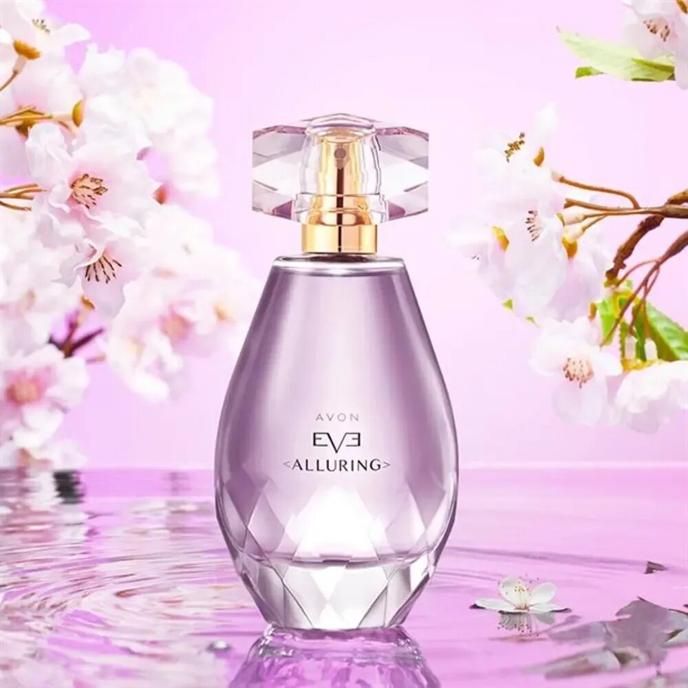 Духи эйвон Eve alluring. Парфюмерная вода Avon Eve alluring, 50 мл. Туалетная вода Eve alluring Avon.