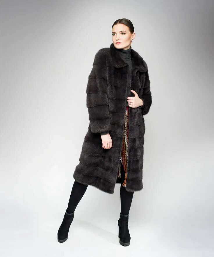 Elena furs шуба 137805. Норковые шубы распродажа купить