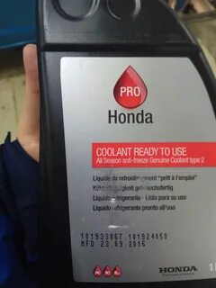 Антифриз хонда фит