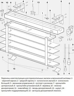 Жалюзи чертеж