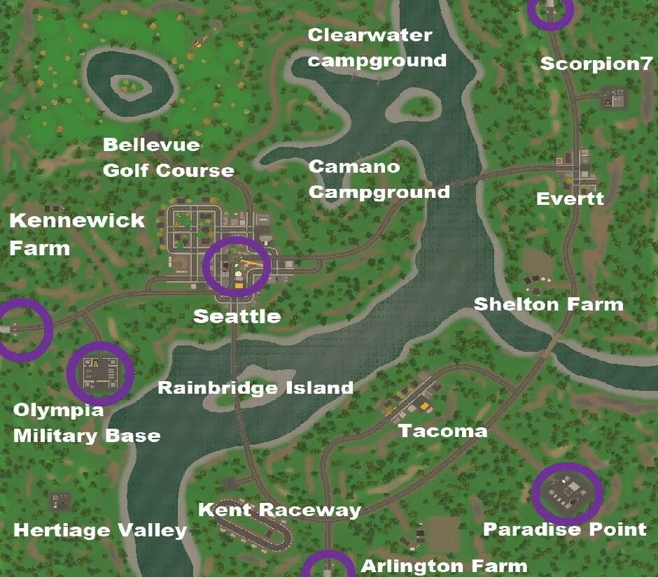 Unturned washington. Карта вашингтона антюрнет. Унтьуронед вашинггштон. Вашингтон антернед карта. Карта washington unturned.