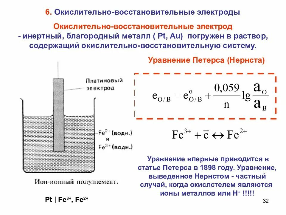 Гальванический элемент окислительно восстановительного элемента. Окислительно-восстановительные электроды. Платиновый электрод схема. Электрохимическая схема окислительно восстановительного электрода. Окислительно восстановительные реакции электродов