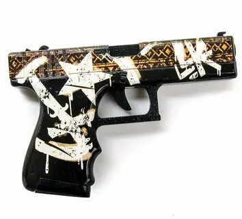 Glock 18 gold toof