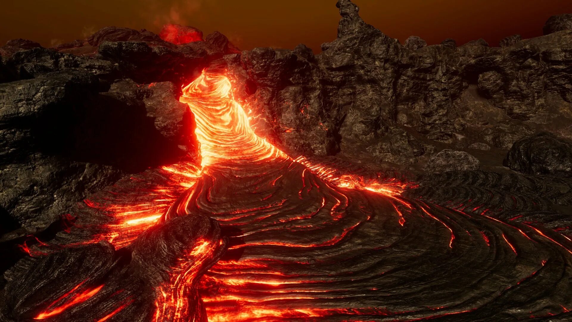 Магма вулкана. Жерло магма арт. Лавовая пустошь. Горы вулкан лава. Раскаленные скалы.