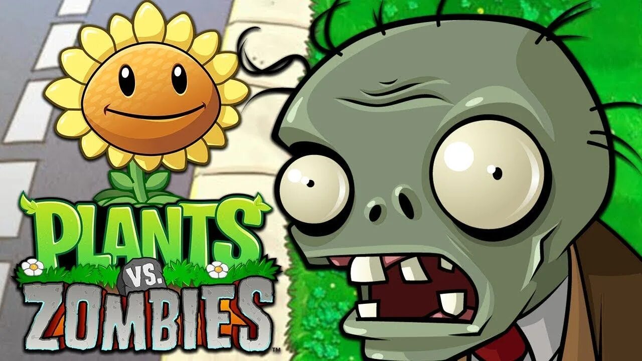 Растения против зомби превью. Plants vs. Zombies 1 обложка. Зомби против растений 1 уровни. Plants vs. Zombies стрим.