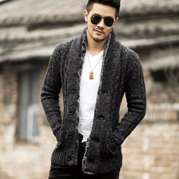 Lana Grossa КАРДИГАН COOL WOOL Big Melange (GOTS) FILATI Handstrick No. 57 - инс