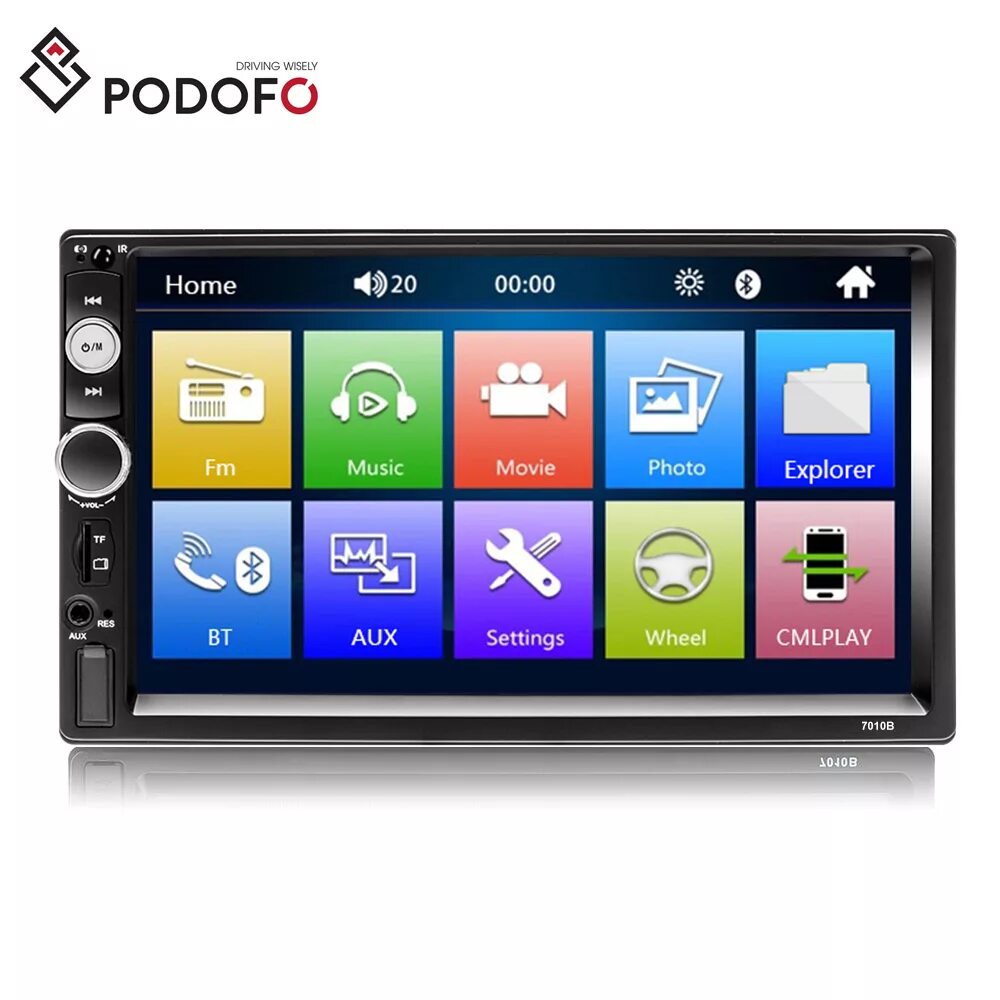 Podofo, 2 din, android 9,1 7 дюймов. 1. Магнитола 2 din car mp5 player. Магнитола podofo 2 din 8 андроид. Podofo android 11 1g 32g.