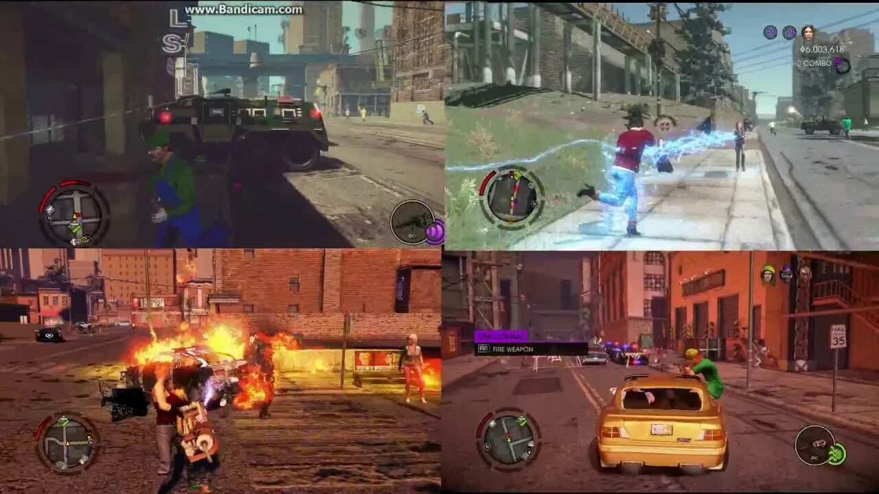 Split screen switch