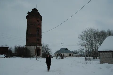 Водонапорная башня зимой