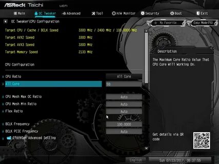 Cpu ratio