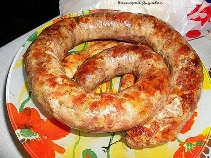 Домашняя колбаса из куриного филе