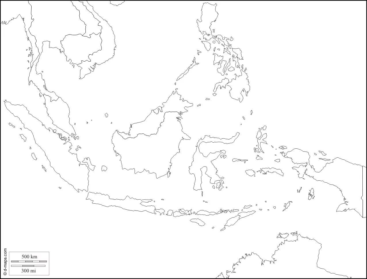 Контурная карта восточной азии. Индонезия на контурной карте. Контурная карта Юго-Восточной Азии. Карта Индонезии контур. Юго-Восточная Азия на карте.