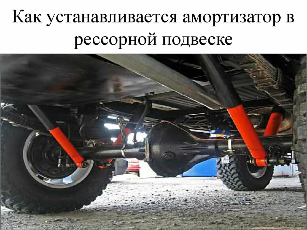 Как правильно ставится амортизатор. Амортизатор газ 66. газ 66 подвеска. рессорная подвеска с амортизаторами. демпфер на подвеску.