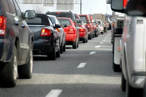 Crowded cars