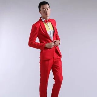Красно желтый костюм