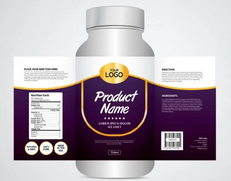Label Design. Label & Packaging Design. Label package product. Product label