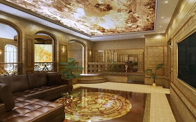 элитные интерьеры квартир. пол в галерее. офис в стиле ар-деко в москва-сити. зал в стиле барокко. роскошный интерьер.