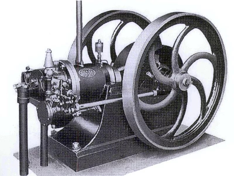 Газ в двигателях внутреннего сгорания. Двигатель Ленуара Отто. Газовый двигатель Ленуара, 1860. Двигатель внутреннего сгорания Ленуара Отто. Первый двухтактный газовый ДВС Этьен Ленуар.