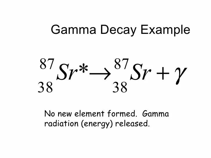 Уравнение гамма распада. Гамма распад формула. Гамма распад пример. Альфа бета гамма распад.