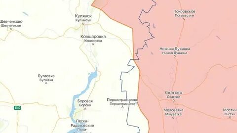 Карта сватова на сегодня
