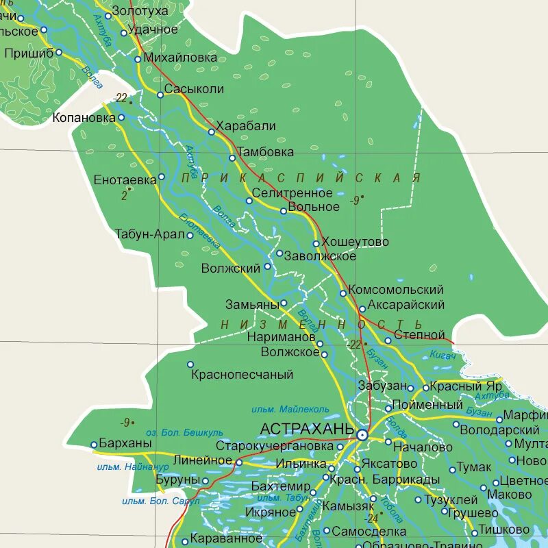 Карта Астрахани и Астраханской области. Карта Астраханской области с районами. Физическая карта Астраханской области. Физическая карта Астрахани и Астраханской области.