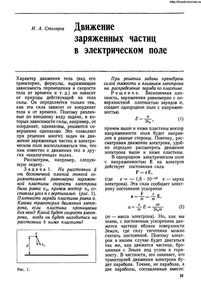 Определение параметров конденсатора.