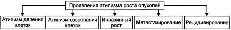 Проявление атипизма опухолей. Атипизм роста. Тканевый атипизм характеристика. Атипизм роста опухоли. Характеристика атипизма опухолей.