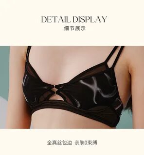 90.9% Шелковый бюстгальтер и трусики BirdTree, Женский комплект из большого бюст