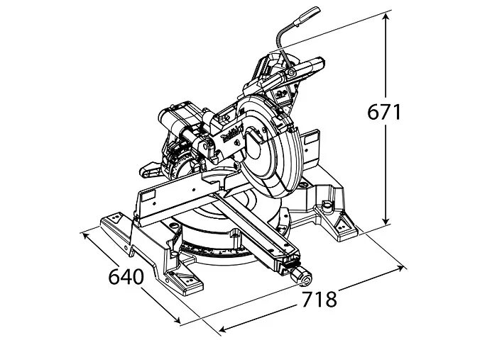 Размеры торцовочной пилы. Торцовочная пила Makita ls1016l. Пила Макита ls1016. Торцовочная пила Makita lc1230n чертеж. Габариты пилы торцовки Макита.