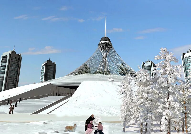 Ледовый городок в астане 2022. Хан шатыр зимой. Айс астана. Куда сходить в астане зимой. Горка на экспо.