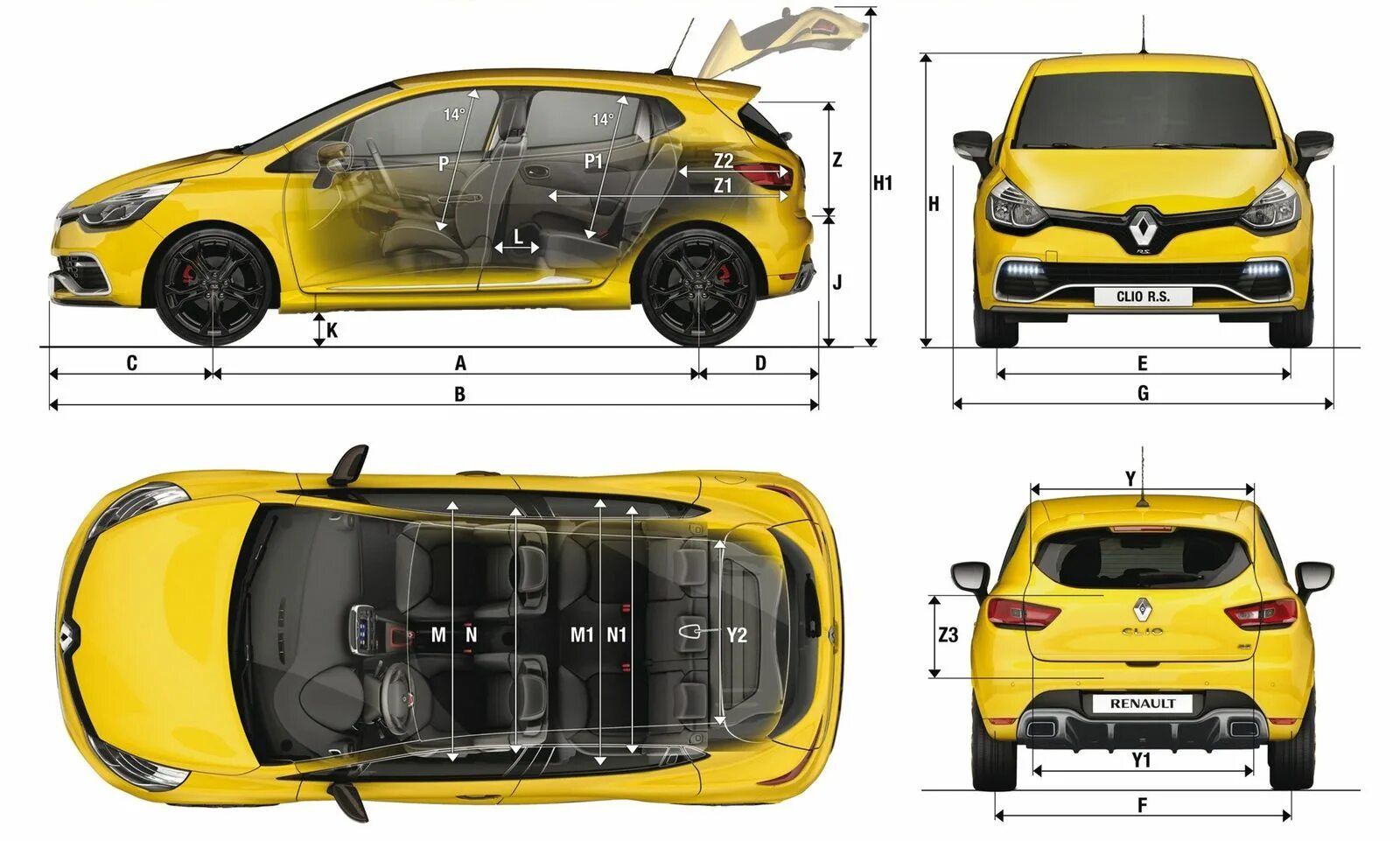 Длина рс. Renault Clio 3 габариты. Renault Clio 4 габариты. Габариты Renault Clio 2. Рено Клио 2 габариты.