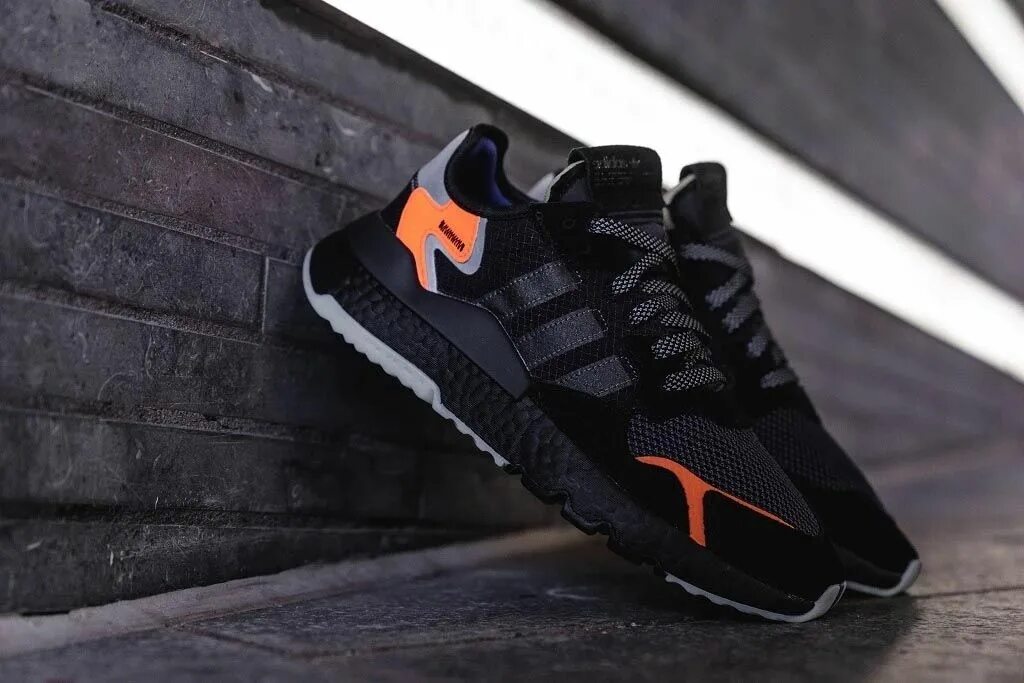 Кроссовки adidas nite. Кроссовки adidas Nite Jogger. Кроссовки adidas Nite Jogger 2019. Adidas Nite Jogger Black Orange. Кроссовки adidas Nite Jogger Black / Orange.