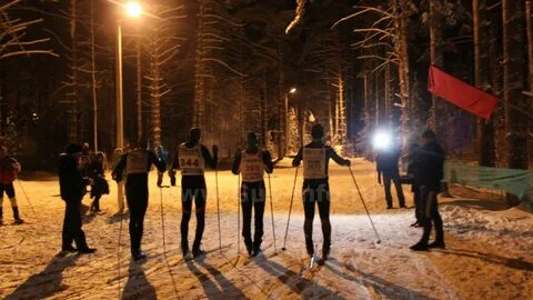 Освещение лыжной трассы