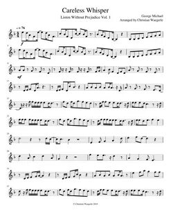 Песня careless whisper