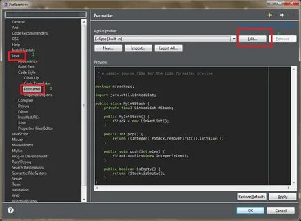 Coding style